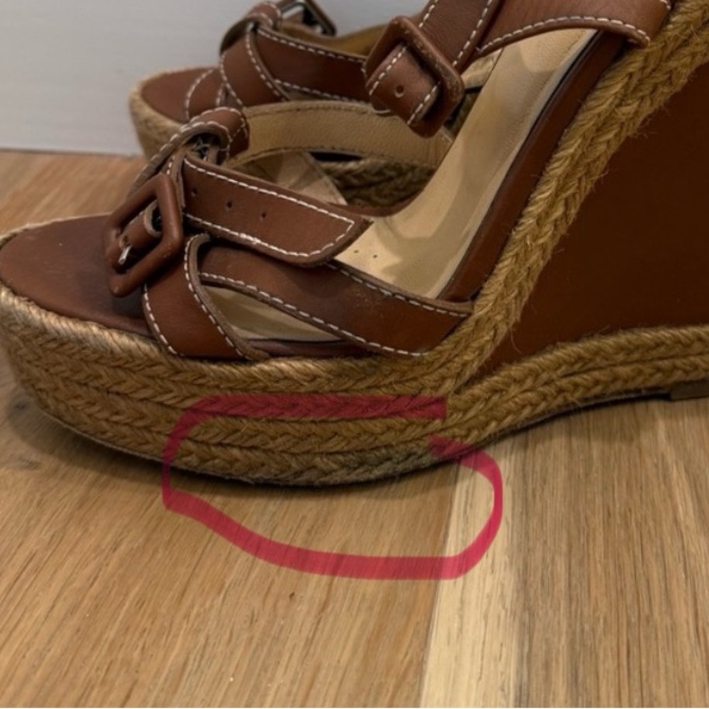Christian louboutin brown wedges - Picture 9 of 9